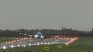 ✈️ Late Friday Afternoon Action at Newcastle Airport | Storm Amy Arrival 🌧️
