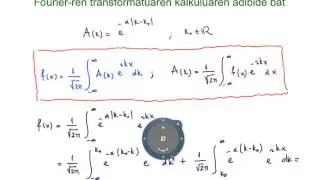 Fourier-ren transformatuaren kalkuluaren adibide bat