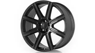 Redbourne Land Rover Wheels- the Wilks in Matte Black with Gloss Black