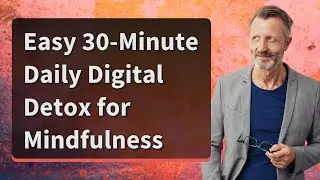 Easy 30-Minute Daily Digital Detox for Mindfulness