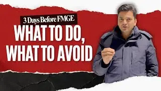 FMGE January 2026 Exam Day Strategy | FMGE Tips and Tricks | FMGE Exam Day Tips | FMGE Exam Strategy