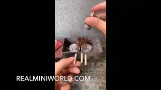 miniature real cooking bbq charcoal grill stove