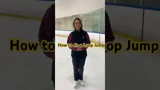 In this video, Joan shows how to do a loop jump from the beginning! #figureskating #iceskating