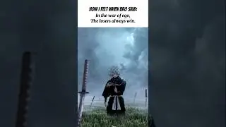 When bro said🗿 #anime #sad #relatable #quotes #manga #berserk #ytshorts #life #peace #trendingshorts