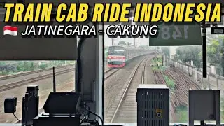 🇮🇩 INDONESIAN RAILWAYS ❗️CAB RIDE KRL JR 205 | JATINEGARA  - CAKUNG STASION