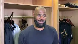 LeBron James talks Lakers’ win over Hawks, playing on second night of back-to-back, game-day routine