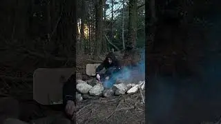 Fire + Cooking = Inner Peace  #wildcamping #campingfood #outdoorcooking
