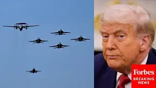 President Trump Asked About Protecting NATO's 'Fragile' Airspace After Recent Violations By Russia