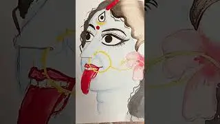 shema Kali drawing 🙏🌷🪷🌷#art #artland #youtubeshorts