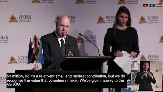 VCOSS 2022 Treasurer's Breakfast - Response to volunteer funding