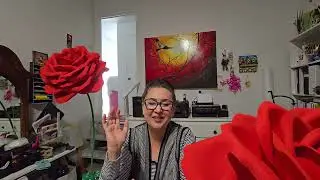 DIY Making a Giant Foam Rose. Step by Step Totorial 