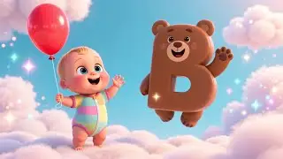 Balloon Ride Learning 🎈☁️ Fun Learning Song for Kids | ABC, Numbers & Colors