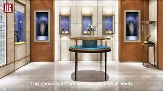 DG showcase custom luxury jewelry cabinet watch showcase manufacturers