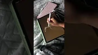 how to make handwritten graphics for your videos! #procreate