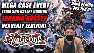 Yu-Gi-Oh! MEGA Case Charity Event: Eldlich Deck Profile [ft. Zakaria Aossey] 3v3 BODE 189 Players!