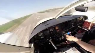 ILS approach @ Saint Hubert airport CYHU PIPPER SENECA