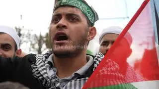 Protest held in Turkey in support of Palestinians in Gaza, flotilla activists