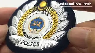 Custom Embossed PVC Military Patch