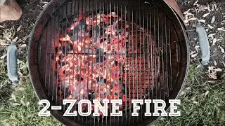 How To Set Up a 2-Zone Fire | Weber Charcoal Grill