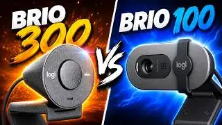 Logitech Webcam Battle | Logitech Brio 300 vs Logitech Brio 100