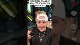 Nickmercs высмеивают ниндзя #fortnite #ninja #nickmercs