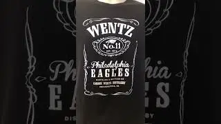 Sport Philly Pride with Wentz No. 11 Eagles Graphic Tee! #wentzdistillery #philadelphiaeagles #tee