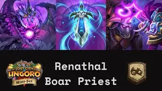 Renathal Boar Priest, I Can't Believe It Actually Worked!! (Hearthstone Wild)