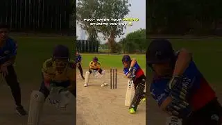 When your FRIEND stumps you out!😂🏏 #shorts #cricketcardio #stumped