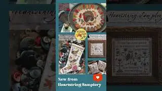 New patterns from Heartstring Samplery are here! 😍#crossstitch #flosstube