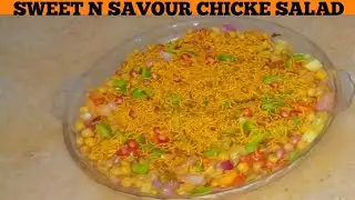 SWEET & SAVOUR CHICKEPEA SALAD RECIPE |# LIVELY COOKING WITH SARA SIDDIQUE. 