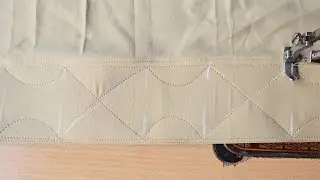बेहद सुन्दर मोहरी डिजाइन 👌/Poncha Design cutting and stitching/How to Make a Salwar Mohri Design 
