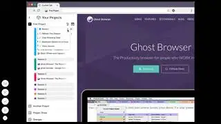 The NEW Ghost Browser Sidebar! - Wireframe Walkthrough