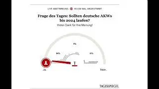 Umfrage: 90% wollen AKW Laufzeit-Verl&auml;ngerung. Die Gr&uuml;nen riskieren Wirtschaftscrash / Blackout
