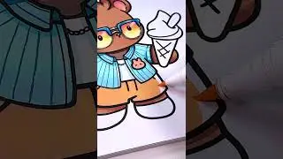 🐻 Summer | Cozy Animals Coloring Book by Jade Summer