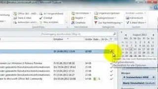 Outlook 2010 - Kennzeichnung zur Nachverfolgung - Rote Fahne