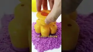 Satisfying Kinetic Sand Cutting #shorts #satisfying #kineticsand #cutting #kineticsandcutting