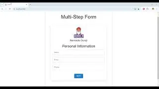 Multi-Step Form Using React & Material-UI