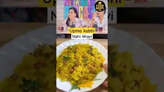 bharti's first time upma experience #shorts #recipe #upma #bharti #viralrecipe