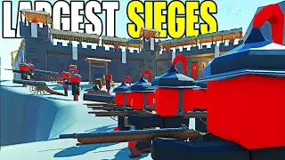 The Biggest CASTLE FORTRESS Siege Battles in ANCIENT WARFARE 3...