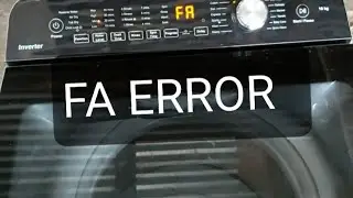 HOW TO REPAIR FA ERROR OF HAIER WASHING MACHINE  MODEL MWM100-M1990DD