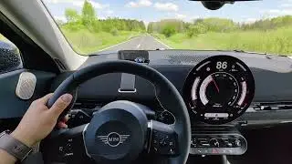Mini Aceman Electric 184ps  2025 0-140kmh test. Go-kart mode.