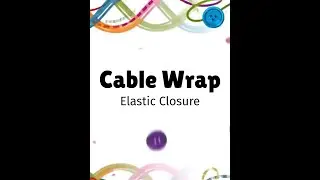 DIY Cable Wrap Sewing Tutorial, Elastic Closure Cord Organizer (Beginner Friendly)