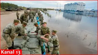 Российские войска оказались в ловушке из-за затопленной плотины под Белгородом: вода затапливает ...