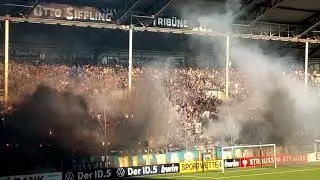 DFB-Pokal 🏆 #Pyro im Carl-Benz-Stadion | Woodles 💙 🖤