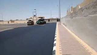 road construction process step by step Saudi Arab khubsurat road 🛣️