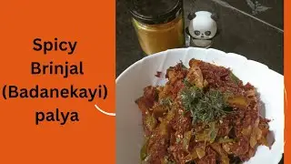 Healthy&spicy&Tasty Badanekayi(Brinjal)palya