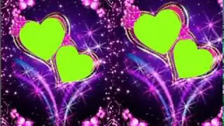 Green screen background flower animation effects