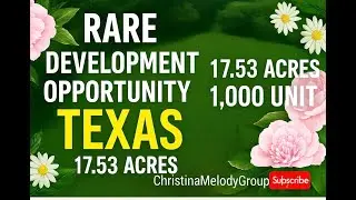 🔥 Texas Off‑Market Mega Deal: 17.53 Acres Zoned for 1,000 Units &mdash; Developers Wanted