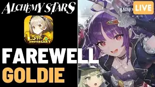 [LIVE] FAREWELL GOLDIE | Running Through Infernal Lair Until Maintenance | Alchemy Stars