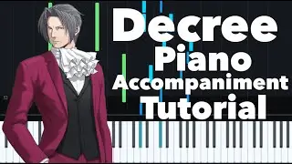 Decree of the Prosecutor (Turnabout Musical) | Piano Accompaniment Tutorial